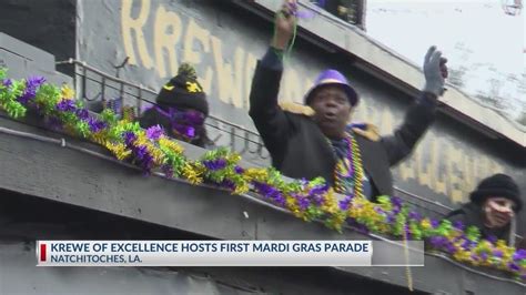 Krewe Of Excellence Hosts First Mardi Gras Parade Youtube