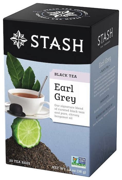 Stash Double Bergamot Earl Grey Black Tea Bags Ct Oz Walmart