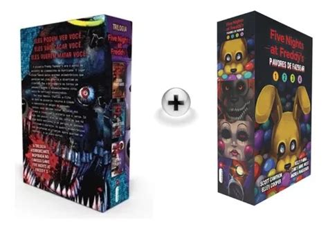 Kit De Livros Box Five Nights At Freddys Trilogia Completa And Box Pavores De Fazbear 7 Volumes