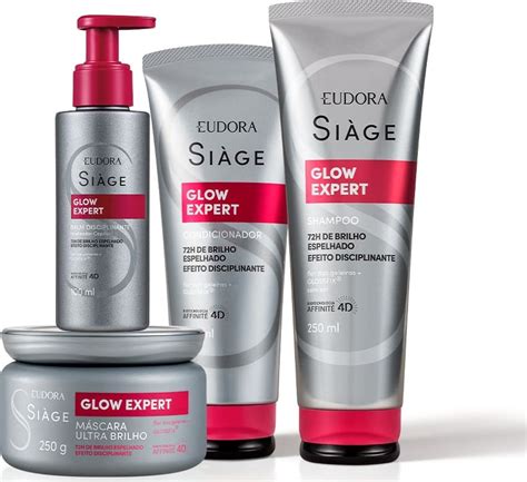 Combo Siàge Glow Expert 4 itens Eudora