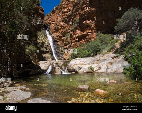 Waterfall In Meiringspoort Stock Photo Alamy