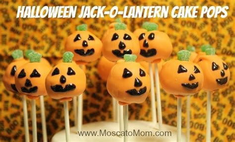 Jack-o-Lantern Cake Pops - Moscato Mom