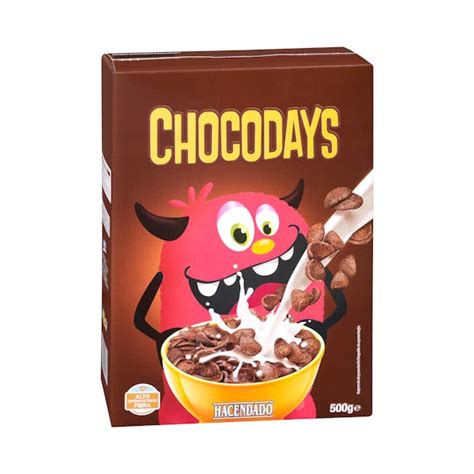 Cereales Copos De Trigo Chocodays Hacendado Con Chocolate Mercadona