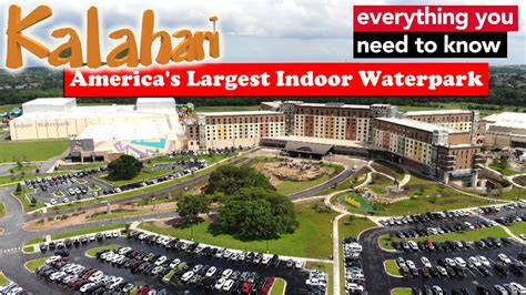 The 4 Day Experience Kalahari Resort Texas 🐘 Americas Largest