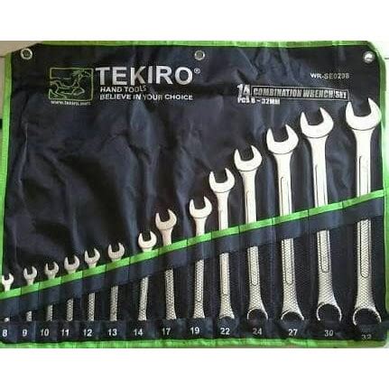 KUNCI RING PAS SET 14 PCS 8 32 MM TEKIRO COMBINATION WRENCH SET 8 32