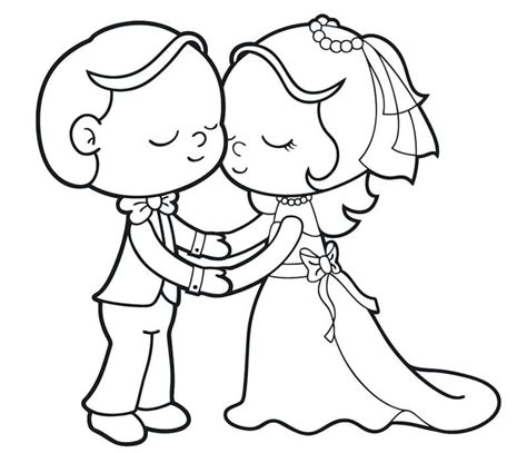 Coloriage L Amour du Mariage télécharger et imprimer gratuit sur