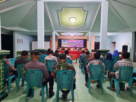 Danramil 0804 06 Maospati Hadiri Rapat Musdes Dalam Rangka Perubahan