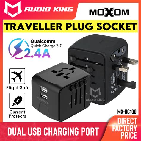 MOXOM Travel International Power Adapter Socket Universal Conversion