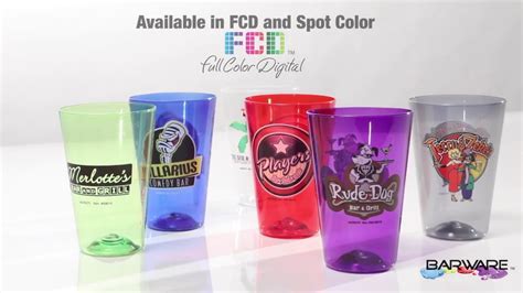 16 Oz Plastic Pint Glass 69016 • 80 69016 Youtube