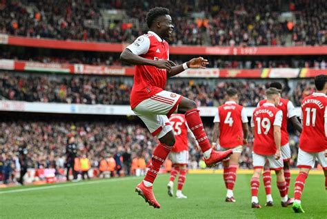 Saka stars as rampant Arsenal move eight points clear - Uganda