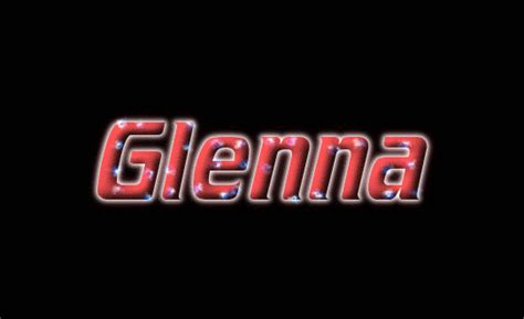 Glenna Logo | Free Name Design Tool from Flaming Text