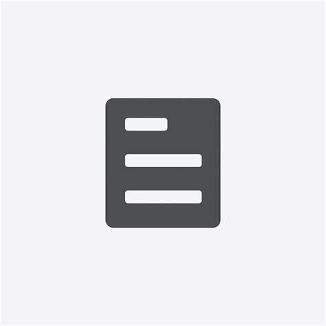 Premium Vector List Icon