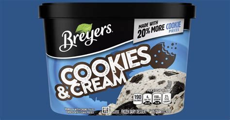 The Breyers Cookies And Cream Cookie Coverage Promotion The Freebie