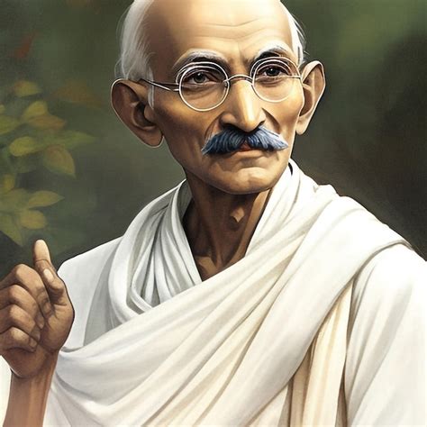 Premium Ai Image Mahatma Gandhi Indian Freedom Fighter 2 October