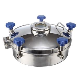 Sanitary Stainless Steel Non Pressure Round Tank Manhole Cover With