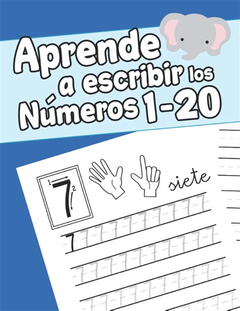 Buy Aprende a Escribir los Números 1 20 Cuaderno de Números para Niños