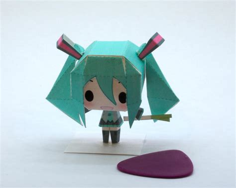 Chibi Miku Papercraft By Kittyintheraiyn On Deviantart