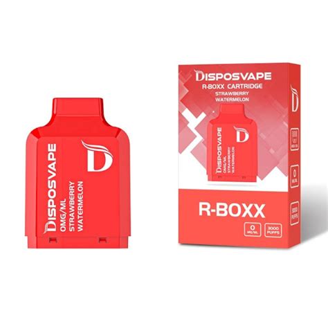 Disposvape R Boxx Prefilled Cartridge The Vape Shed