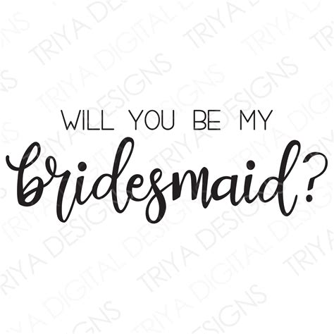 Bridesmaid Font