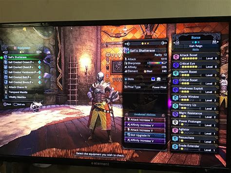 My Well Rounded Switch Axe Build : r/MonsterHunterWorld