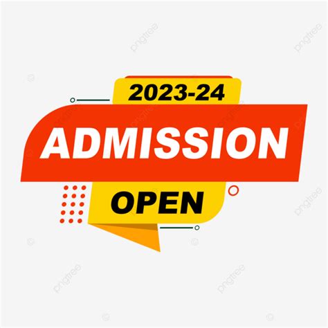 Admission Open Banner Tag Image Vector Admission Open Banner