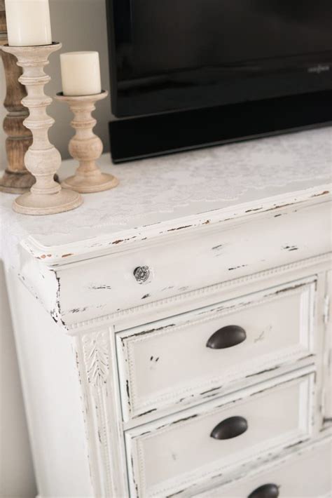 Diy Distressed Tv Console Cabinet Lynzy And Co