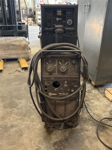 Miller Millermatic 250 Arc Welder W Miller Coolmate 3 Torch Cooler For Sale