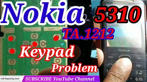 Nokia Keypad Problem Ta Keypad Ways Option Dial Manu Back