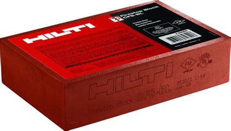 Hilti Cfs Bl Mc Firestop Blocks