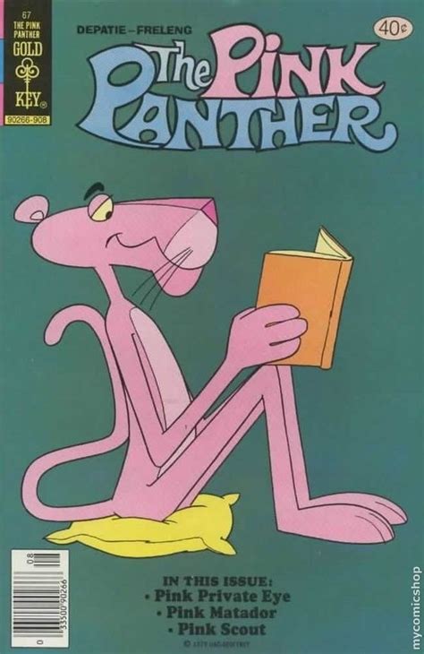 Pink Panther Comic Book Retro Poster Cartoon Posters Vintage Cartoon