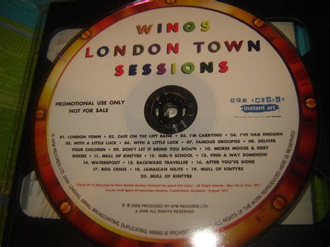 Beatle Collector: LONDON TOWN SESSIONS 1 CD WITH ALTERNATES + 1 AUDIOPHILE CD FROM ORIGINAL 1979 LP.