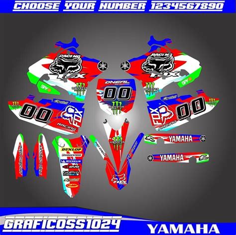 Yamaha Yz Graphics Full Kit Yamaha Vinyl Decals