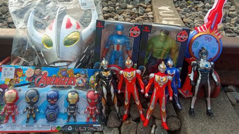 ADA KERETA API Berburu Mainan Ultraman Zero Mainan Avengers Topeng