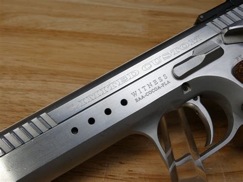 Eaa Tanfoglio Witness Limited Custom Mm D Guns