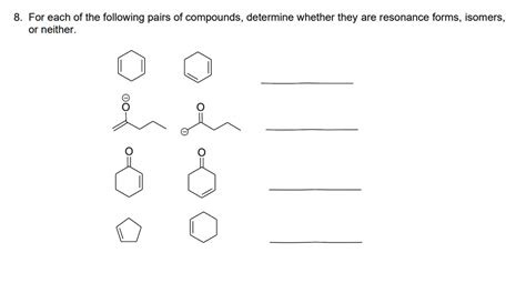 SOLVED For Each Of The Following Pairs Of Compounds Determine Whether