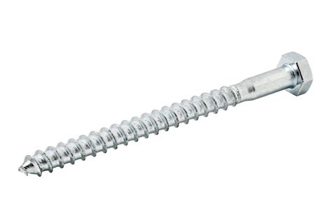 Premium Photo Hexagon Head Screw Isolated On White