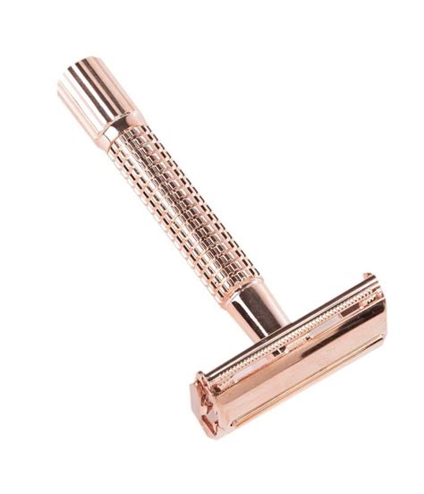 Epsilon Rose Gold Butterfly Safety Razor