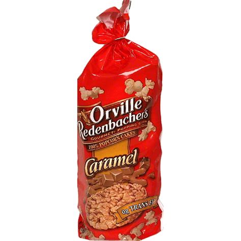 Orville Redenbachers 100 Popcorn Cakes Caramel Shop Clements