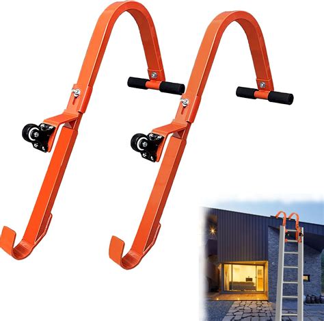 Sliimu Pack Heavy Duty Ladder Roof Hooks With Rotating Universal