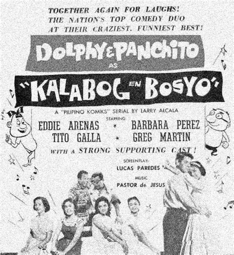 Dolphy Filmography 1959 Kalabog En Bosyo