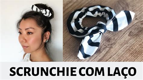 Molde Gr Tis Como Fazer Um Scrunchie La O Lacinho Xuxinha