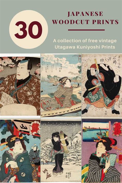 30 Free Utagawa Kuniyoshi prints to download for free. These are beautiful examples of vintage ...