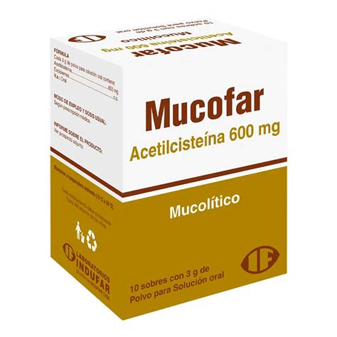 Mucofar Acetilciste Na Mg Sobres De G Punto Farma