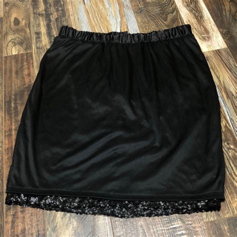 Lane Bryant Skirts Lane Bryant Sequin Skirt Size 416 Poshmark