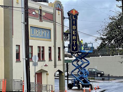 Liberty Theatre Sign Lighting Celebration - January 19 @ 5:30 pm - News Story