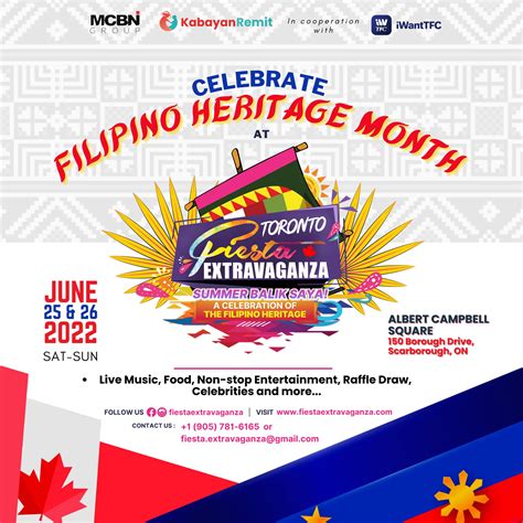 Celebrate Filipino Heritage Month At Fiesta Extravaganza Fiesta Extravaganza