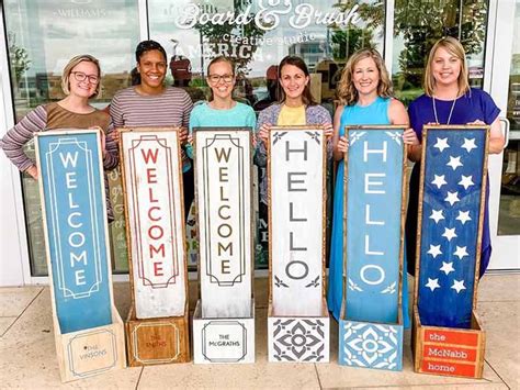 DIY Wood Sign Workshop | Make Custom Wood Signs at Board & Brush