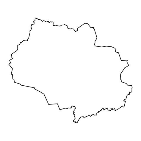 Tomsk Oblast Map Administrative Division Of Russia Illustration