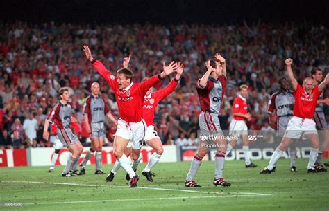 Ole Gunner Solskjaer Hand Signed Champions League Final 1999 The Treble ...