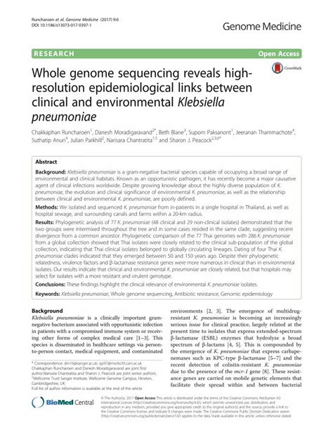 PDF Whole Genome Sequencing Reveals High Resolution DOKUMEN TIPS